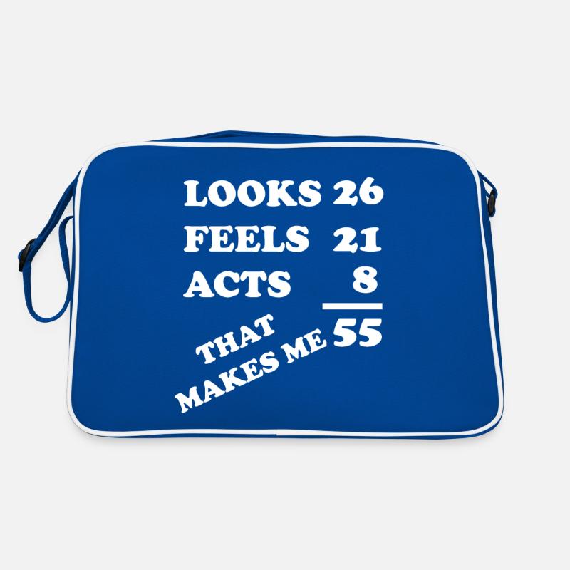 55. Geburtstag - THAT MAKES ME 55 Retro Tasche