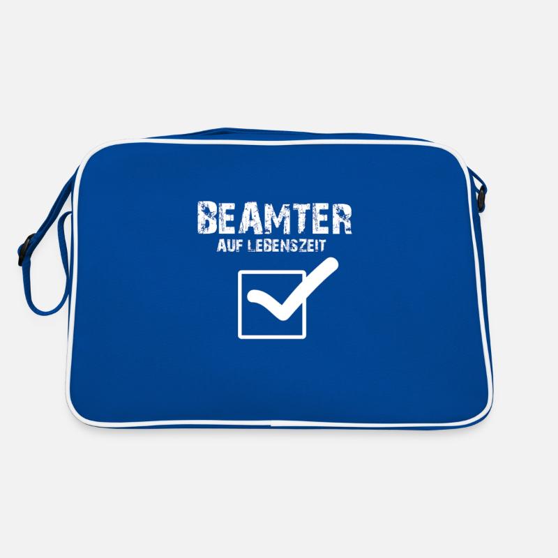 Beamter auf Lebenszeit Retro Tasche