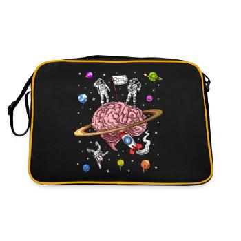 Astronautes psychédéliques DMT - Sac Retro - noir/or - Dos