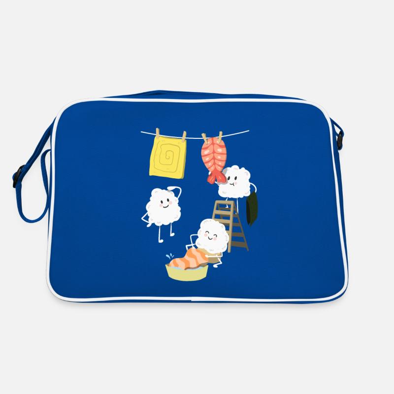 Kawaii Sushi Laundry Retro Bag