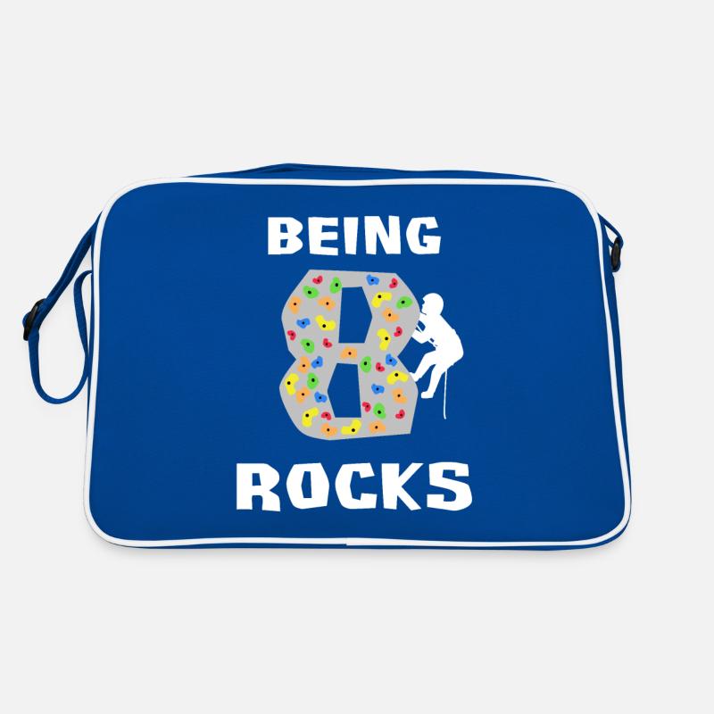 Als 8 Rocks Klettern Bouldern 8 .. Retro Tasche