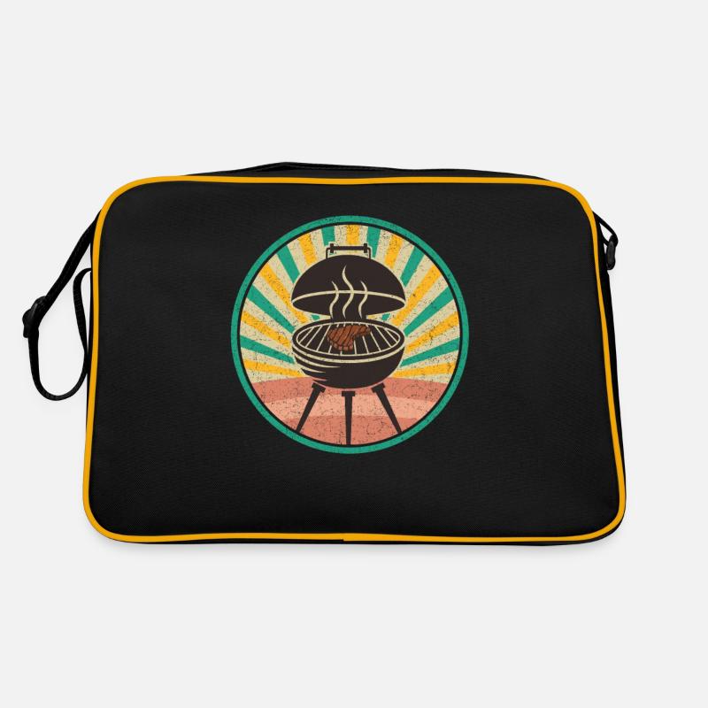 BBQ charcoal carnivore BBQ grill master Retro Bag