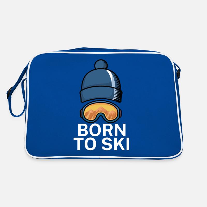 Born to ski Retro Bag