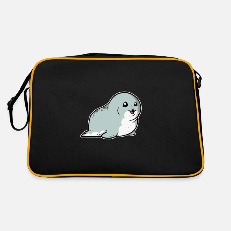 Phoque doux phoque cadeau phoque phoque Sac Retro