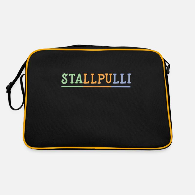 Stallpulli Reiter Reiten Pferde Pferd Geschenk Retro Tasche