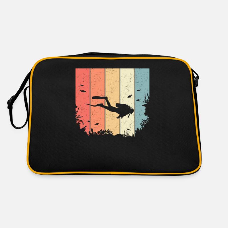 Vintage diver diving Retro Bag