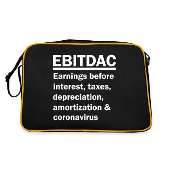 EBITDAC EBITDA - Retro Bag - black/gold - Back