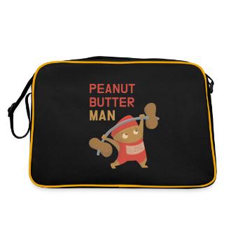 Peanut Butter Man - Retro Bag - black/gold - Back