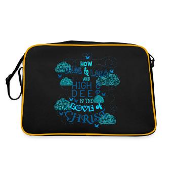 Vêtements chrétiens & Amour de Dieu - Sac Retro - noir/or - Dos