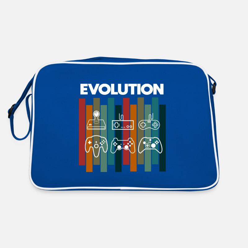 Retro evolution gamer nerd funny saying Retro Bag