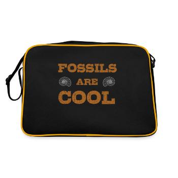 Les fossiles sont cool Fossils Collectors Fossil Fan - Sac Retro - noir/or - Dos