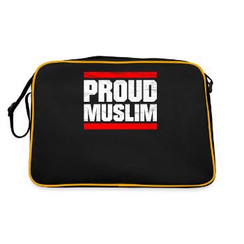 FUN COOL FIER MUSULM RAMADAN ISLAM RELIGION - Sac Retro - noir/or - Dos