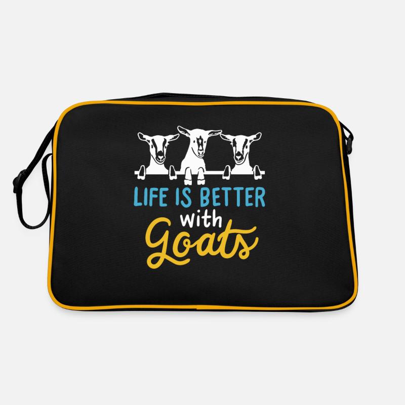 Goat - Life is better with goat goat Retro Bag