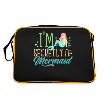 Sirène - Sac Retro - noir/or - Dos