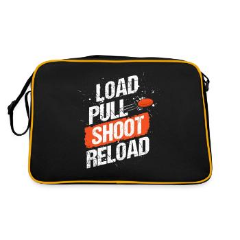 Sports shooter club de tir au pigeon d'argile - Sac Retro - noir/or - Dos