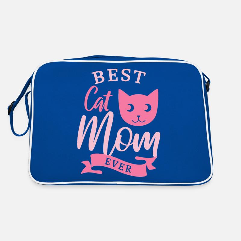 Best Cat Mom Ever Beste Katzen Mama Mutter Kitten Retro Tasche