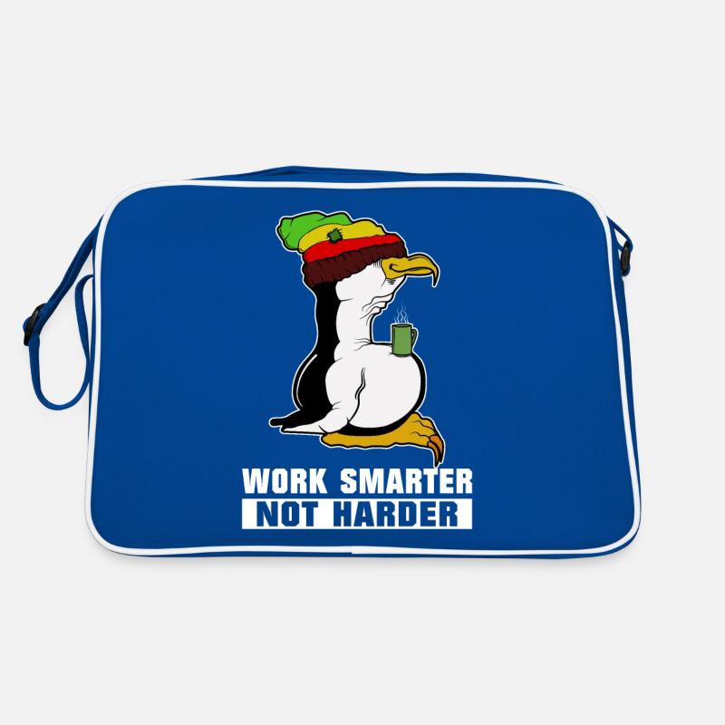 Linux Pinguin Kaffeepause Rasta Informatik PC Nerd Retro Tasche
