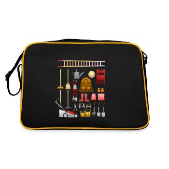 Garden gardening tool - Retro Bag - black/gold - Back