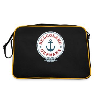 Helgoland North Sea Northern Germany Northern Germany - Retro Bag - black/gold - Back