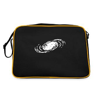 Black hole - Retro Bag - black/gold - Back
