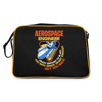 Ingénieur spatial - Sac Retro - noir/or - Dos