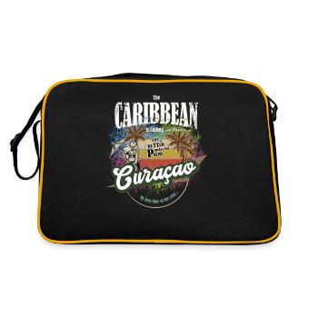 Curacao - The Caribbean is calling - colorful - colorful - Retro Bag - black/gold - Back