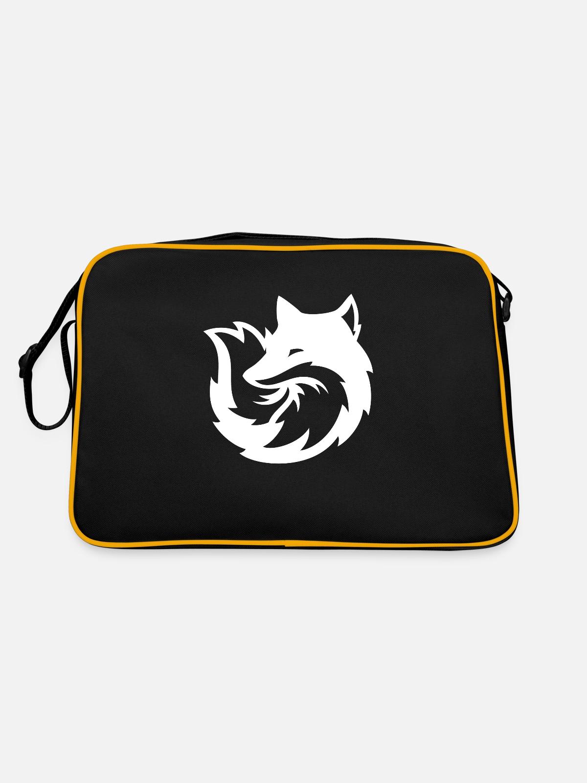 foxes - Retro Bag - black/gold - Back