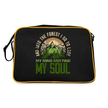 Randonnée esprit forêt - Sac Retro - noir/or - Dos