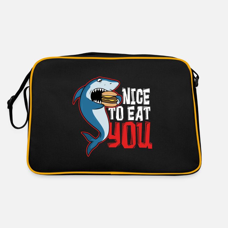 Hai - Nice to eat you Retro Tasche