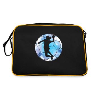 Handball, only victory counts - Retro Bag - black/gold - Back