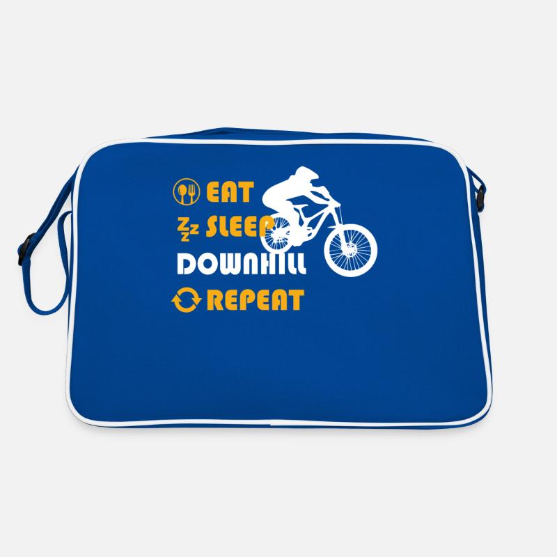 Downhill Graphic Tshirt Retro Tasche