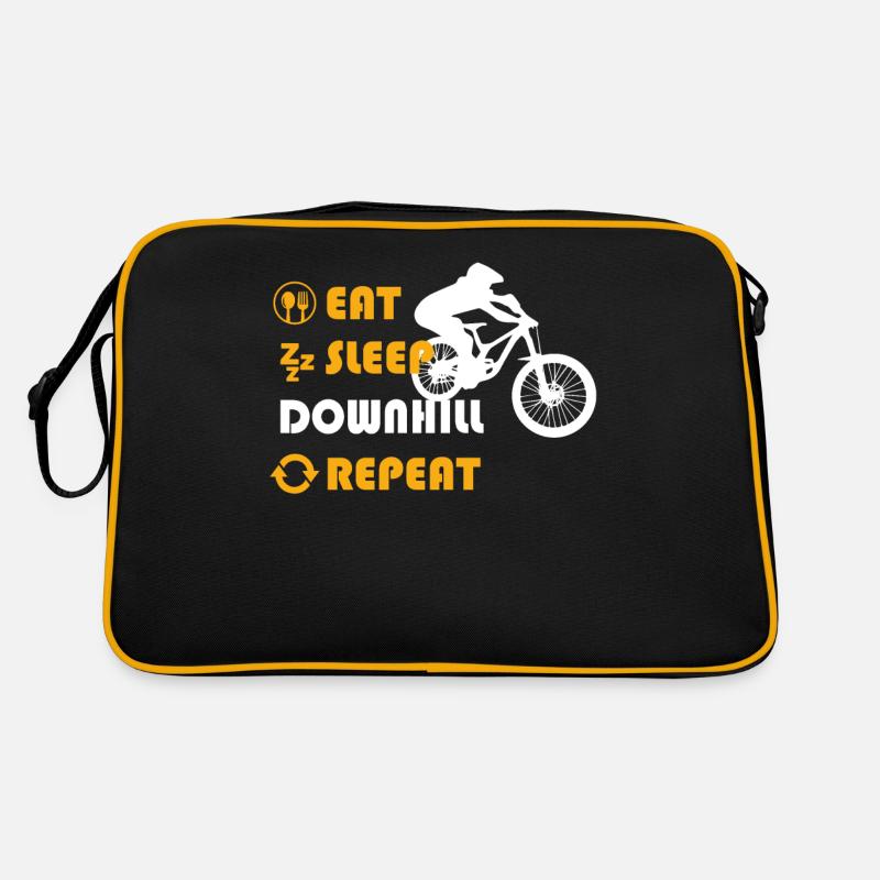 Downhill Graphic Tshirt Retro Tasche