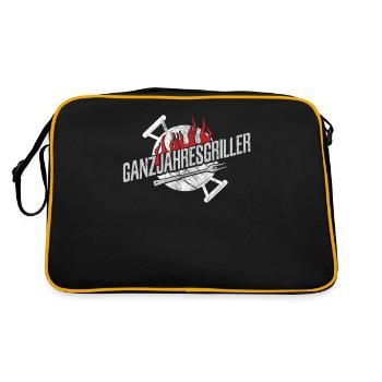 Barbecue toute l'année grill - Sac Retro - noir/or - Dos