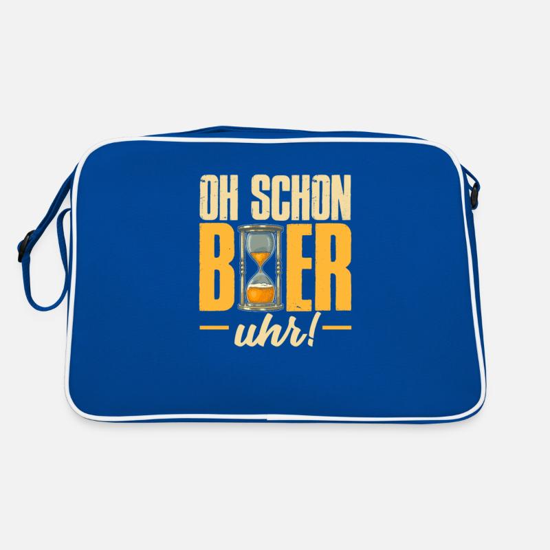 Oh Schon Bier Uhr Retro Tasche