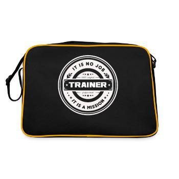 Équipe d'entraîneurs d'entraîneur de football - Sac Retro - noir/or - Dos