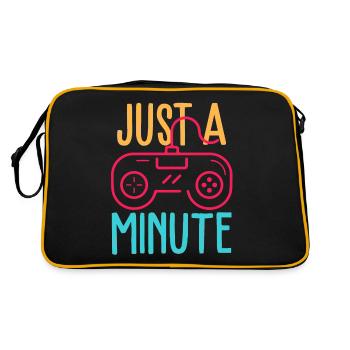Controller Videospiele - Retro Tasche - Schwarz/Gold - Hinten