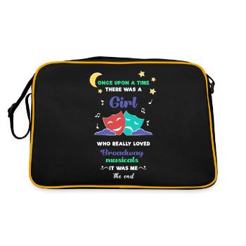Broadway Musical Fan - Retro Bag - black/gold - Back