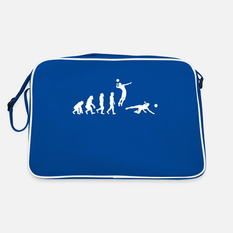Volleyball Player Evolution Retro Bag