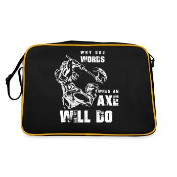 Vikings Vikings - Sac Retro - noir/or - Dos