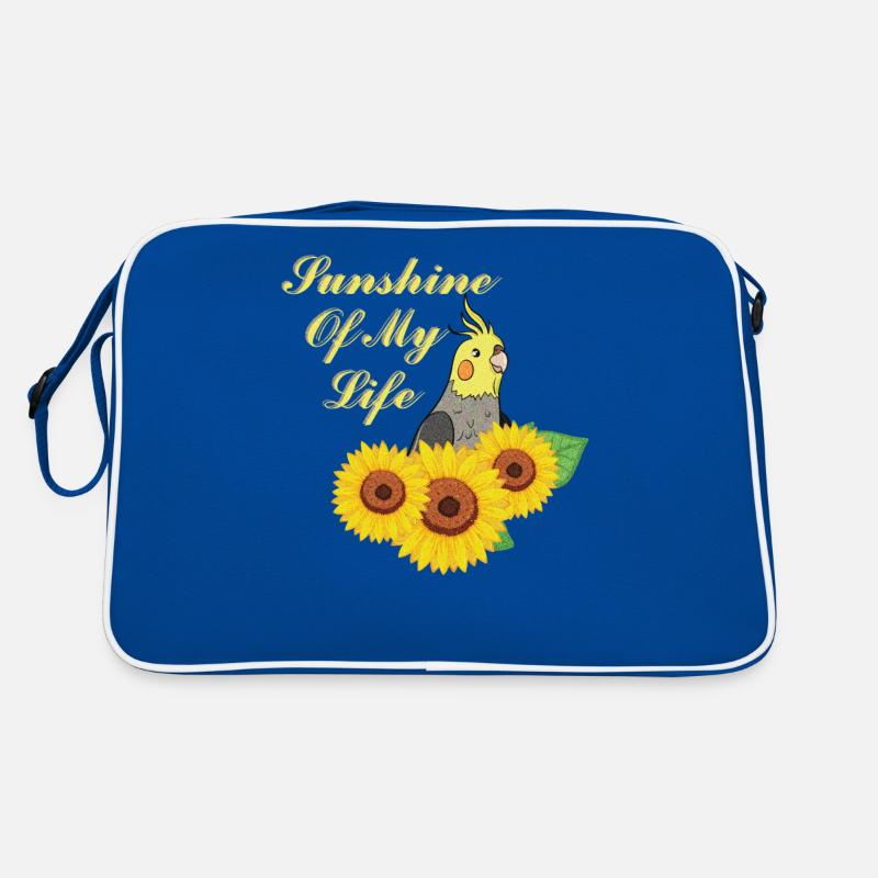 Cockatiel bird funny Retro Bag