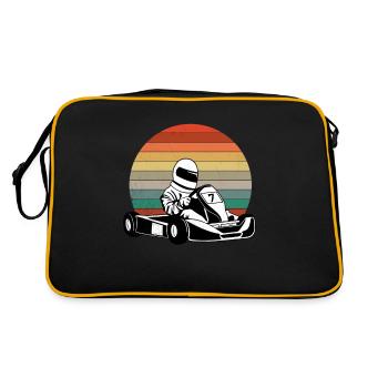 Pilote Go Cart Go Kart - Sac Retro - noir/or - Dos