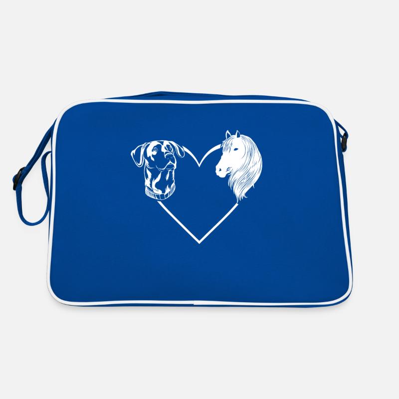 Amour de chien de cheval Sac Retro