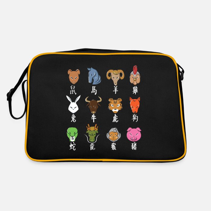 Signe du zodiaque chinois horoscope astrologie Sac Retro