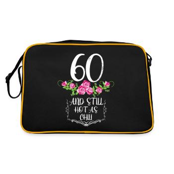 60th birthday - Retro Bag - black/gold - Back