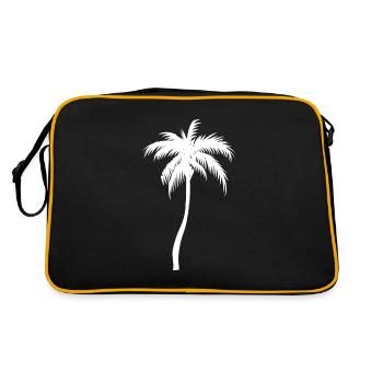 Palm tree palm - Retro Bag - black/gold - Back
