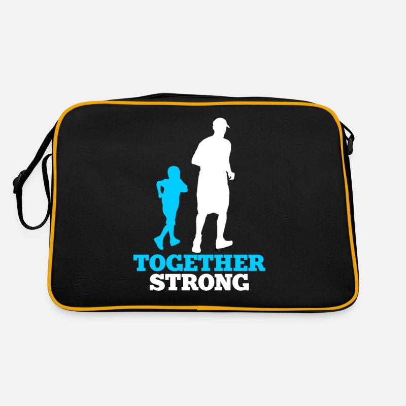 Vater Sohn Sport Jogging Team Retro Tasche