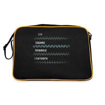 Physics science science physicist - Retro Bag - black/gold - Back