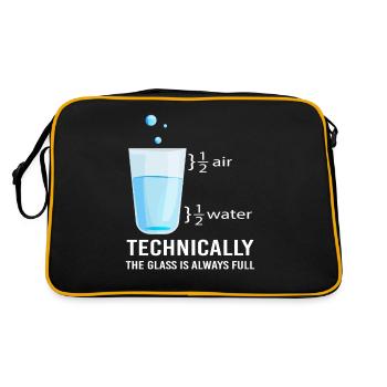 Scientifique en sciences physiques. - Sac Retro - noir/or - Dos