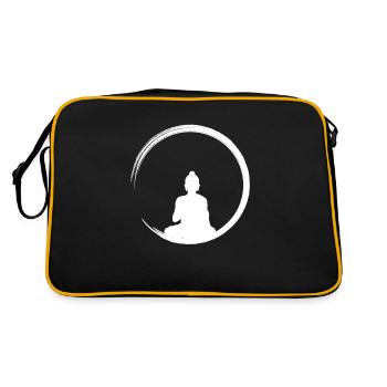 enso spiritualité zen bouddhisme - Sac Retro - noir/or - Dos