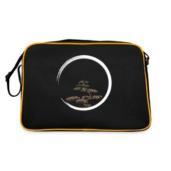 enso spiritualité zen bouddhisme - Sac Retro - noir/or - Dos